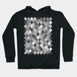 Harlequin Black and White Hoodie